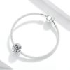 Charm ajouré de flocons de neige en argent 925