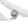 Charm ajouré de flocons de neige en argent 925