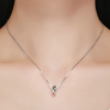 Charm espaceur en argent 925 avec imprimés pattes noires