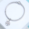Charm pendentif Arbre de vie et famille en argent 925