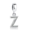 Charm pendentif avec lettre de l'alphabet Z