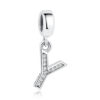 Charm pendentif avec lettre de l'alphabet Y
