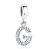 Charm pendentif avec lettre de l'alphabet G
