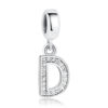 Charm pendentif avec lettre de l'alphabet D