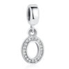 Charm pendentif avec lettre de l'alphabet O