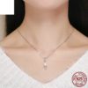 Charm pendentif Rose et Cœurs en argent 925